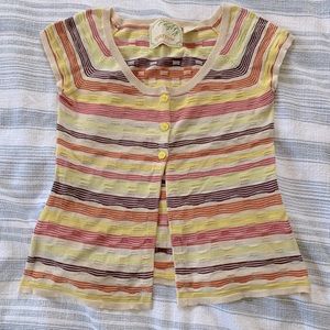 Anthropologie sparrow knit short sleeve cardigan